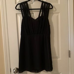 Black Strappy Mini Dress